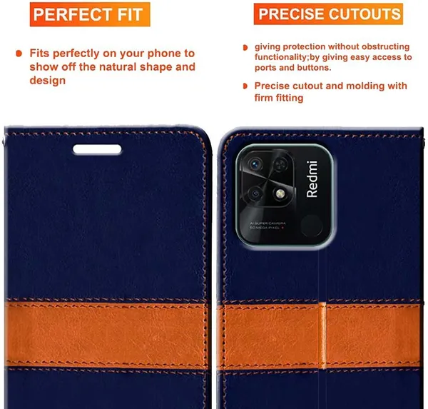Multicolor_Artificial_Leather_Redmi_10_(2022)_Back_Cover