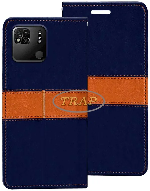 Multicolor_Artificial_Leather_Redmi_10A_Back_Cover