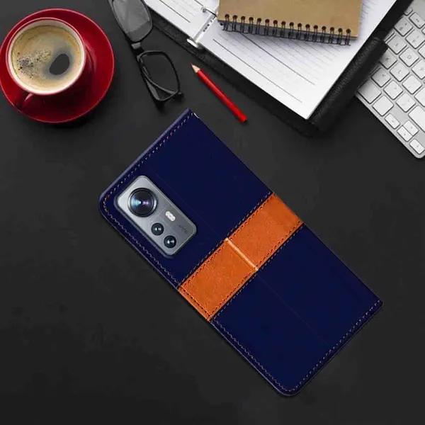Multicolor_Artificial_Leather_Redmi_12_Pro_Back_Cover