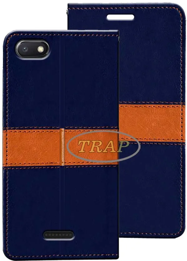 Multicolor_Artificial_Leather_Mi_Redmi_6A_Flip_Cover