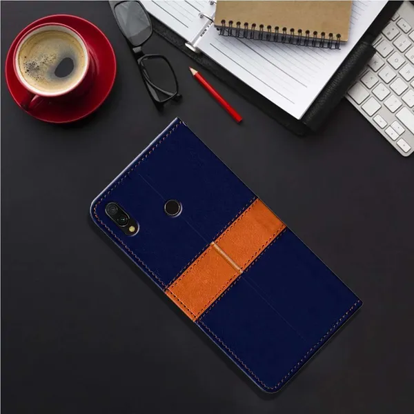 Multicolor_Artificial_Leather_Redmi_7_Flip_Cover