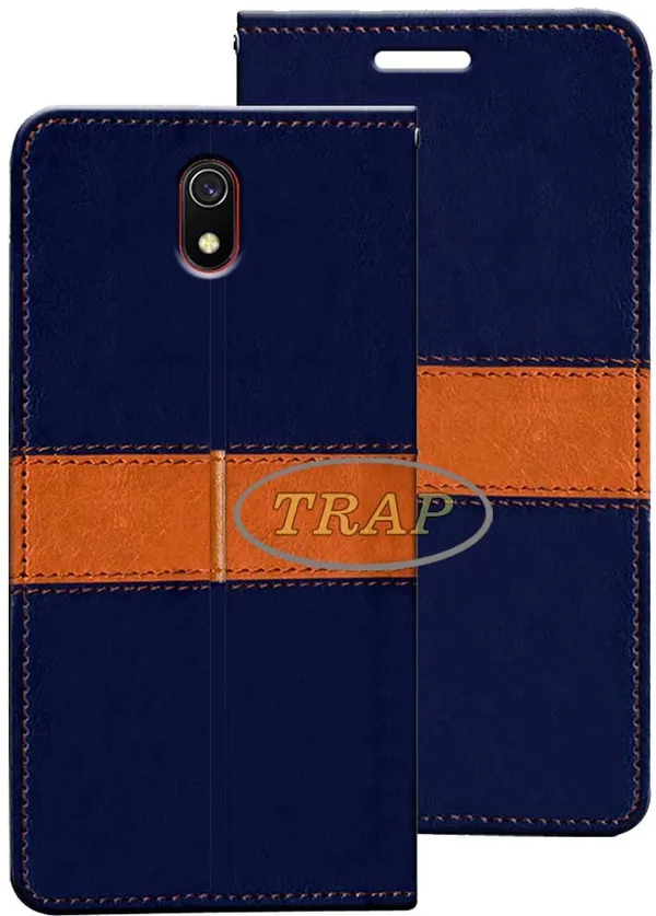Multicolor_Artificial_Leather_Redmi_8A_Flip_Cover