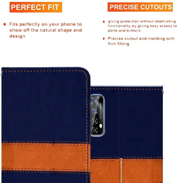 Multicolor_Artificial_Leather_Redmi_8_Flip_Cover