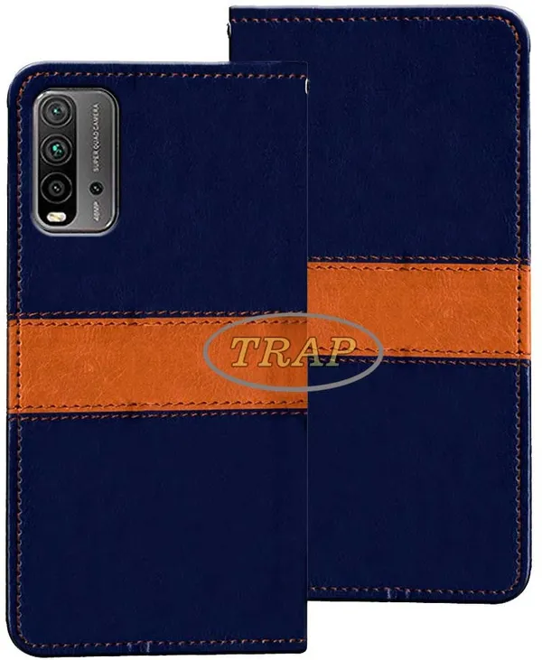 Multicolor_Artificial_Leather_Redmi_9_Power_Flip_Cover