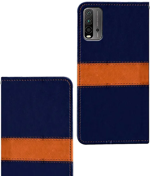 Multicolor_Artificial_Leather_Redmi_9_Power_Flip_Cover