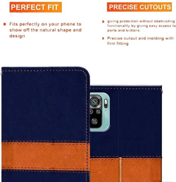 Multicolor_Artificial_Leather_Redmi_Note_10_Flip_Cover