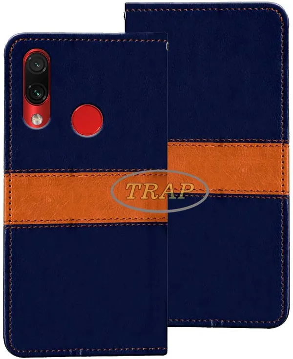 Multicolor_Artificial_Leather_Redmi_Note_7_Flip_Cover