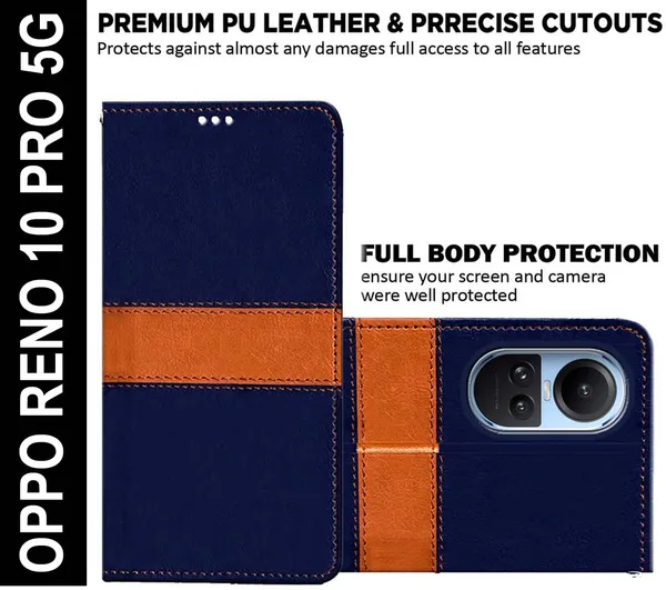 Multicolor_Artificial_Leather_Oppo_Reno_10_Pro_5G_Flip_Cover