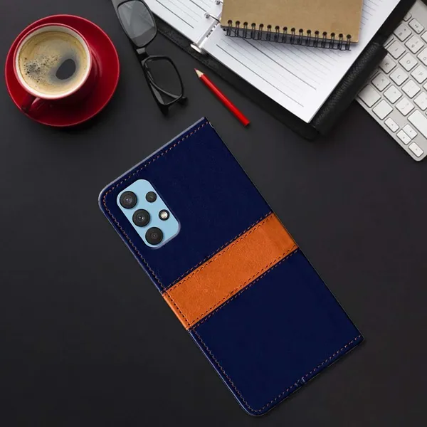Multicolor_Artificial_Leather_Samsung_Galaxy_A32_Flip_Cover