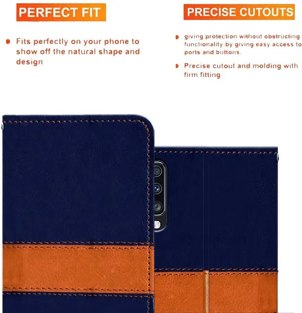 Multicolor_Artificial_Leather_Samsung_Galaxy_A70_Flip_Cover