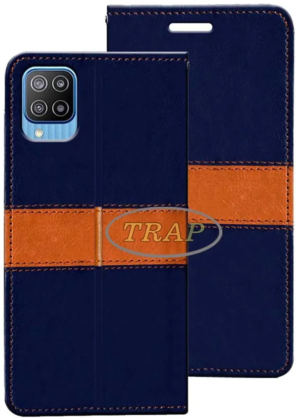 Multicolor_Artificial_Leather_Samsung_Galaxy_F12_Flip_Cover