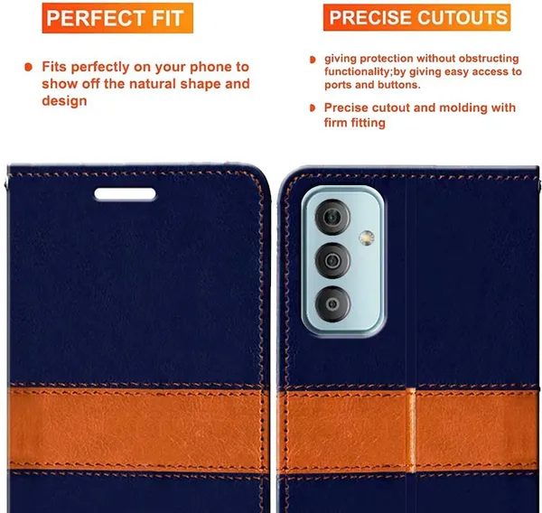 Multicolor_Artificial_Leather_Samsung_F23_5G_Back_Cover