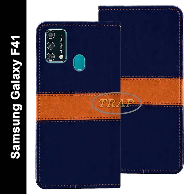 Multicolor_Artificial_Leather_Samsung_Galaxy_F41_Flip_Cover