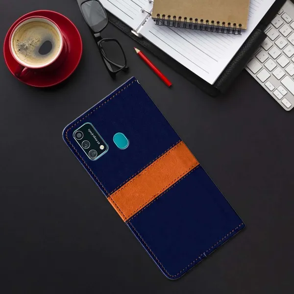 Multicolor_Artificial_Leather_Samsung_Galaxy_F41_Flip_Cover