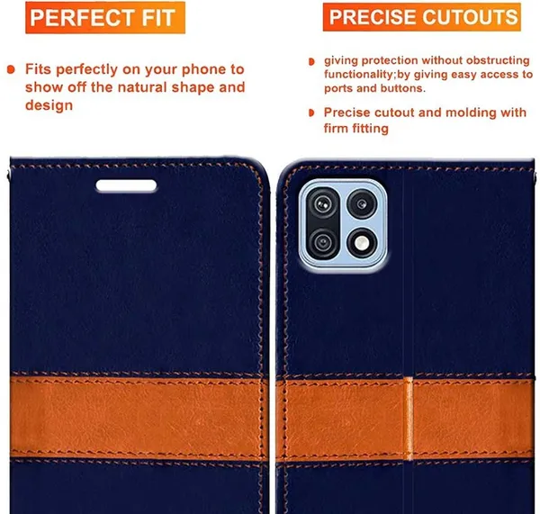Multicolor_Artificial_Leather_Samsung_Galaxy_F42_5G_Back_Cover