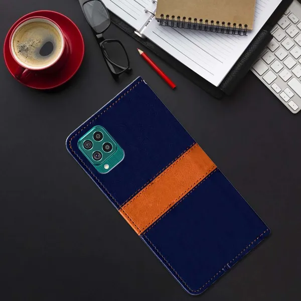 Multicolor_Artificial_Leather_Samsung_Galaxy_F62_Flip_Cover