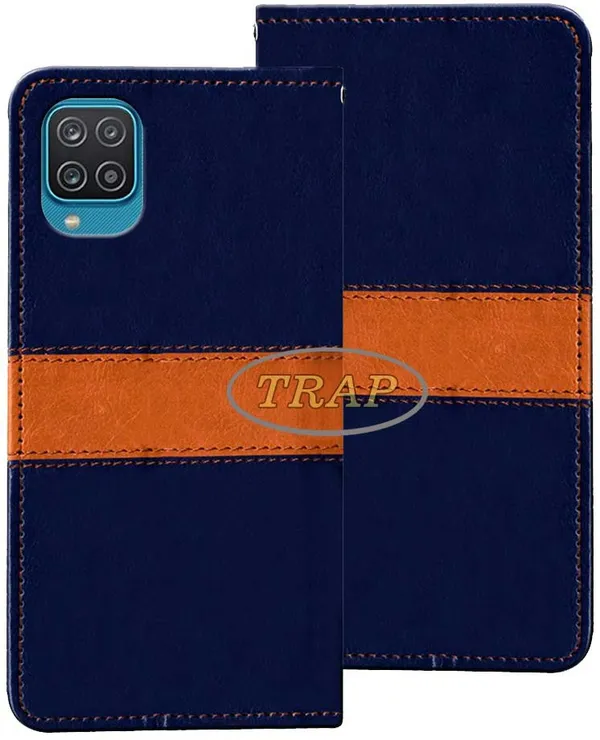 Multicolor_Artificial_Leather_Samsung_Galaxy_M12_Flip_Cover
