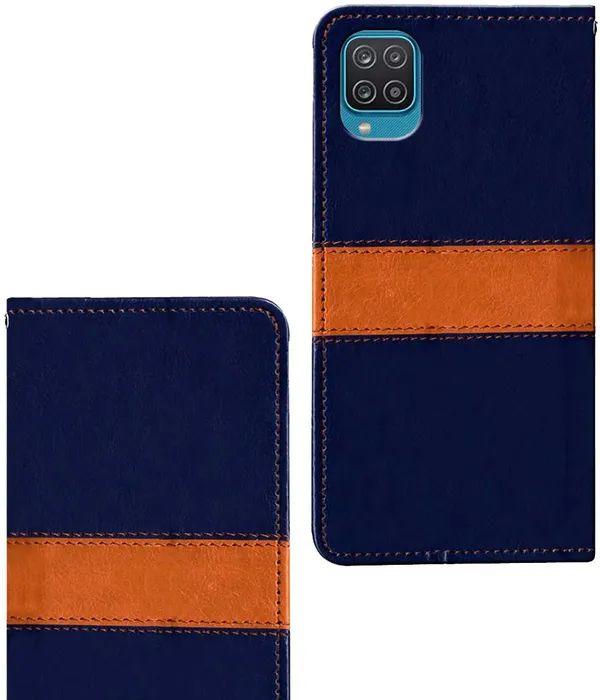 Multicolor_Artificial_Leather_Samsung_Galaxy_M12_Flip_Cover