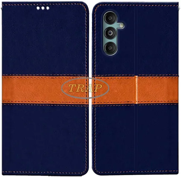 Multicolor_Artificial_Leather_Samsung_M14_5G_Back_Cover