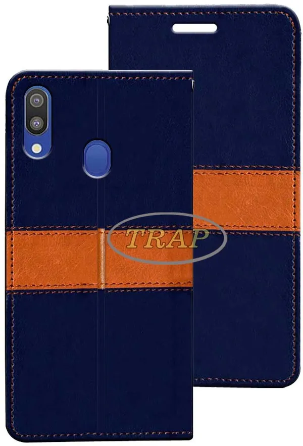 Multicolor_Artificial_Leather_Samsung_Galaxy_M20_Flip_Cover