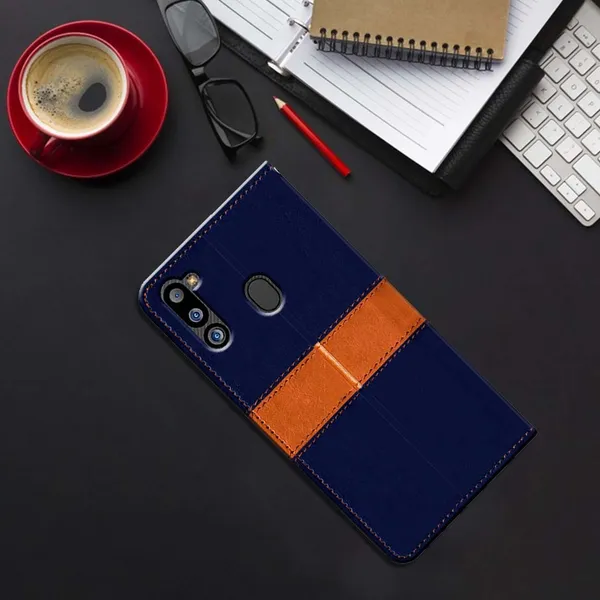 Multicolor_Artificial_Leather_Samsung_Galaxy_M21_2021_Back_Cover