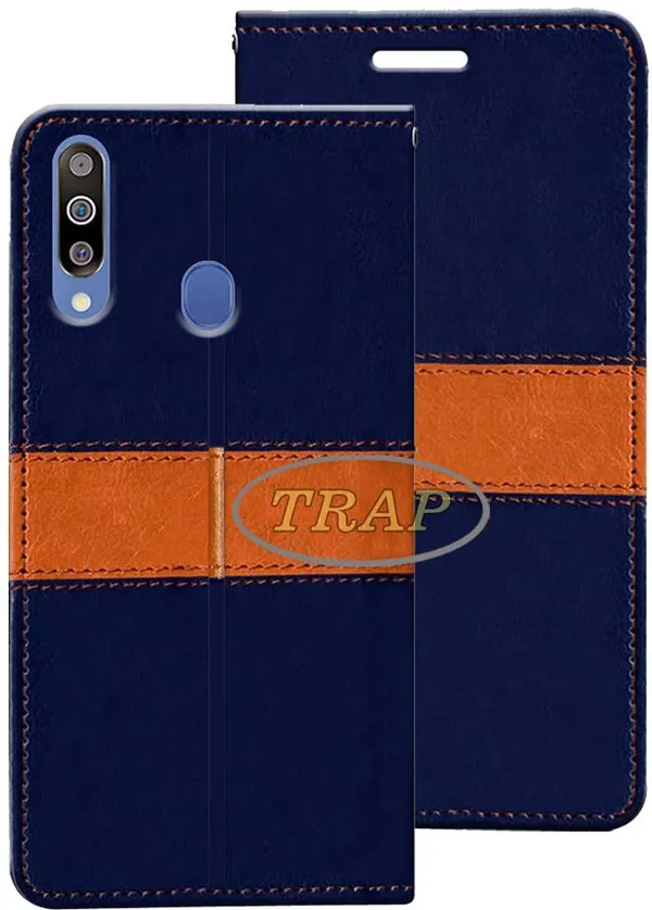 Multicolor_Artificial_Leather_Samsung_Galaxy_M30_Flip_Cover