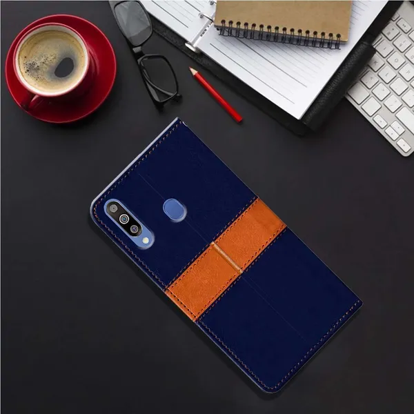 Multicolor_Artificial_Leather_Samsung_Galaxy_M30_Flip_Cover