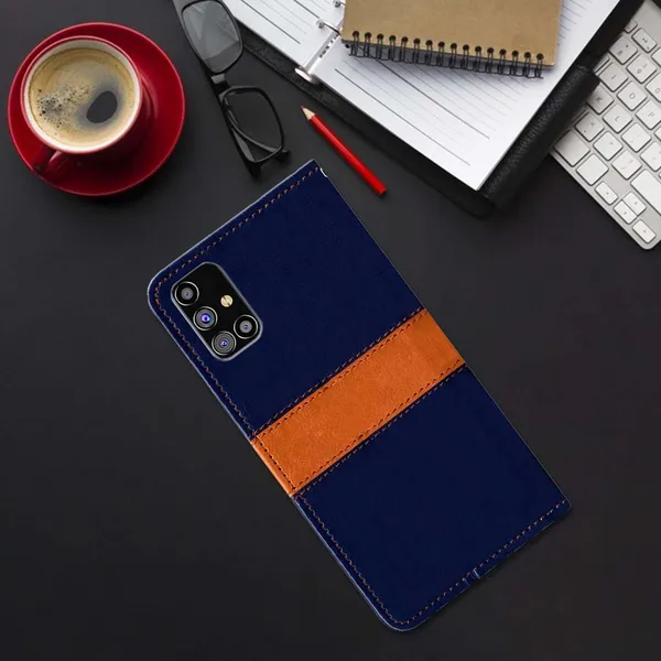 Multicolor_Artificial_Leather_Samsung_Galaxy_M31S_Flip_Cover