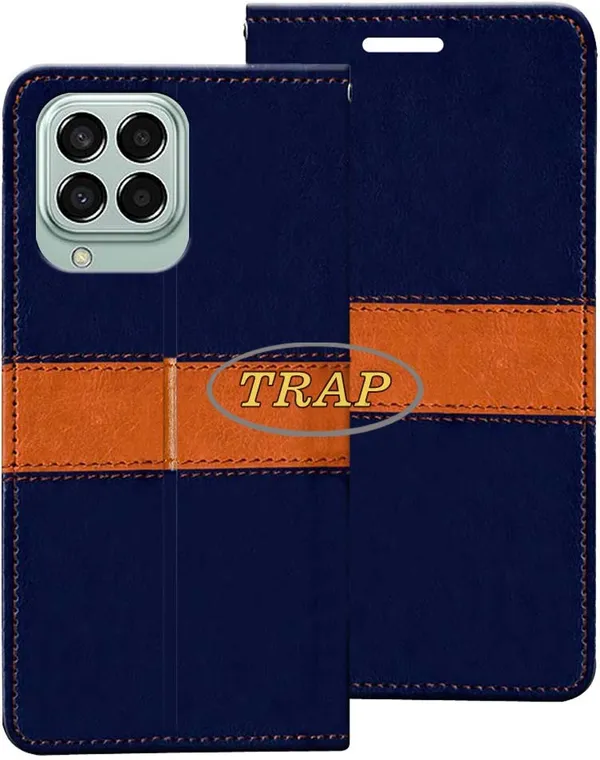 Multicolor_Artificial_Leather_Samsung_M33_Back_Cover