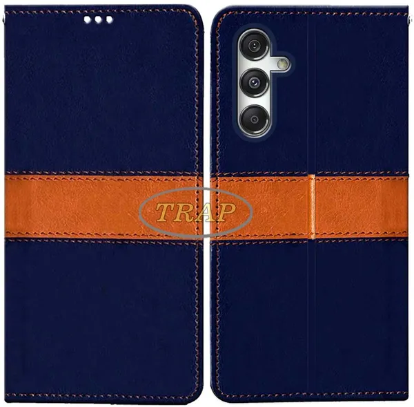 Multicolor_Artificial_Leather_Samsung_M34_5G_Flip_Cover