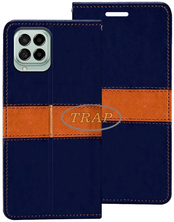 Multicolor_Artificial_Leather_Samsung_M53_Back_Cover