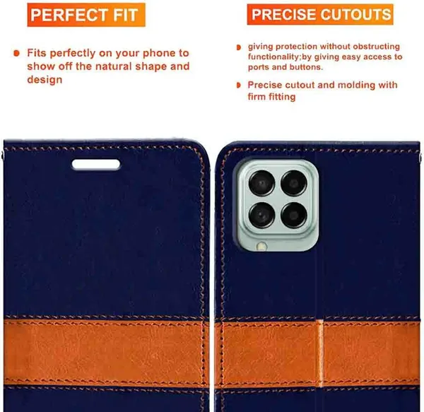 Multicolor_Artificial_Leather_Samsung_M53_Back_Cover