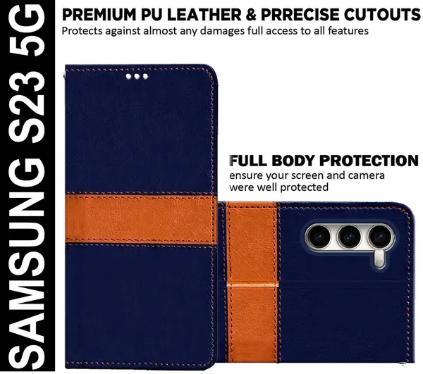 Multicolor_Artificial_Leather_Samsung_S23_5G_Back_Cover