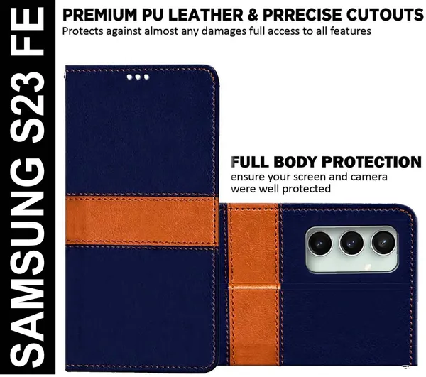 Multicolor_Artificial_Leather_Samsung_S23_FE_Back_Cover