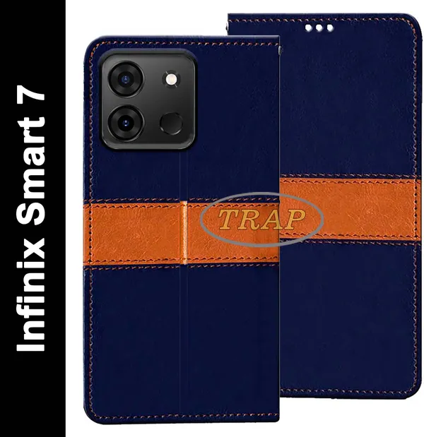 Multicolor_Artificial_Leather_Infinix_Smart_7_Back_Cover