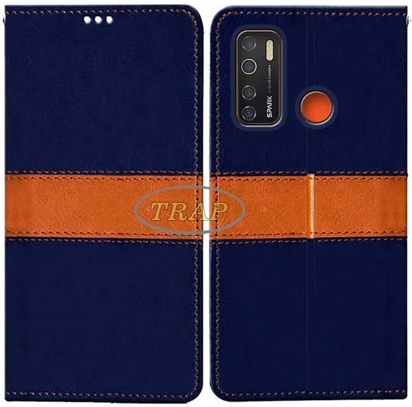 Multicolor_Artificial_Leather_Tecno_Spark_5_Pro_Back_Cover