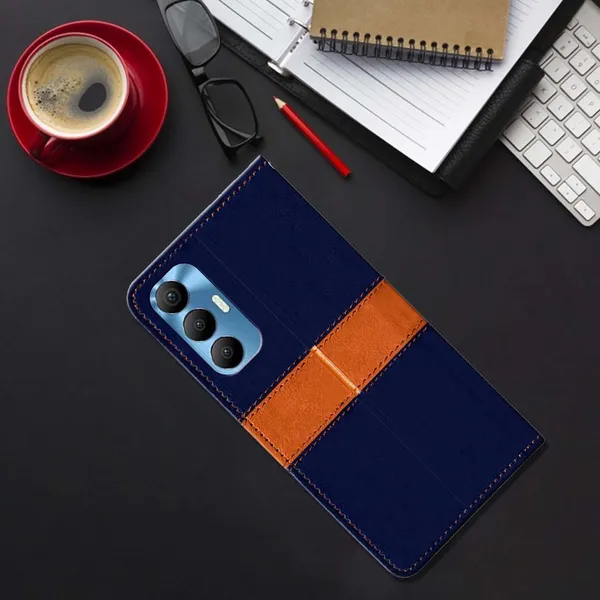 Multicolor_Artificial_Leather_Spark_8_Pro_Back_Cover