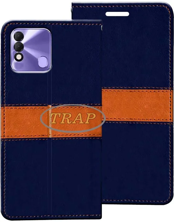 Multicolor_Artificial_Leather_Tecno_Spark_8_Back_Cover