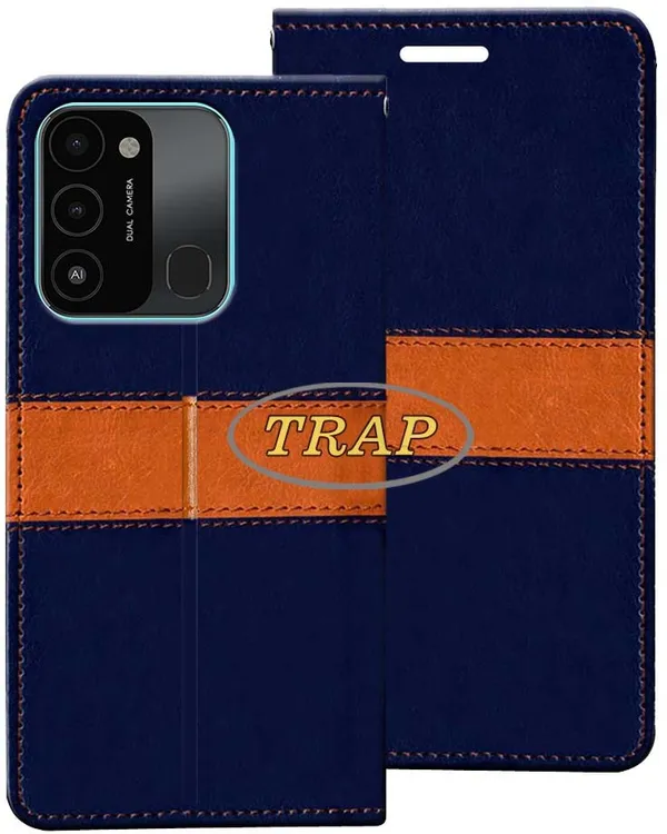 Multicolor_Artificial_Leather_Tecno_Spark_Go_2022_Back_Cover