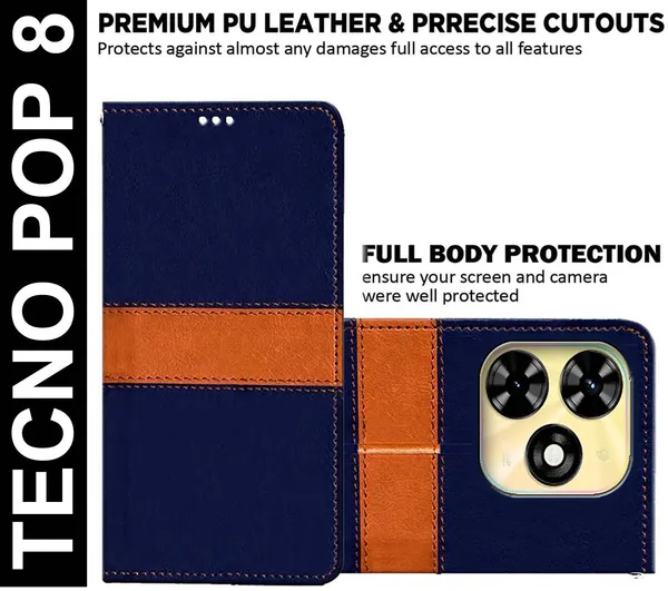 Multicolor_Artificial_Leather_Tecno_Pop_8_Back_Cover