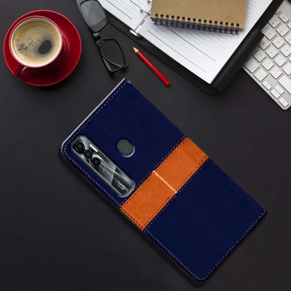 Multicolor_Artificial_Leather_Tecno_Spark_7_Pro_Flip_Cover