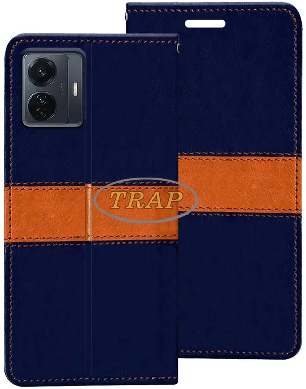 Multicolor_Artificial_Leather_Vivo_T1_Pro_Back_Cover