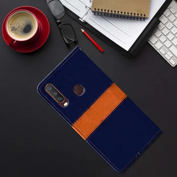 Multicolor_Artificial_Leather_Vivo_U10_Flip_Cover