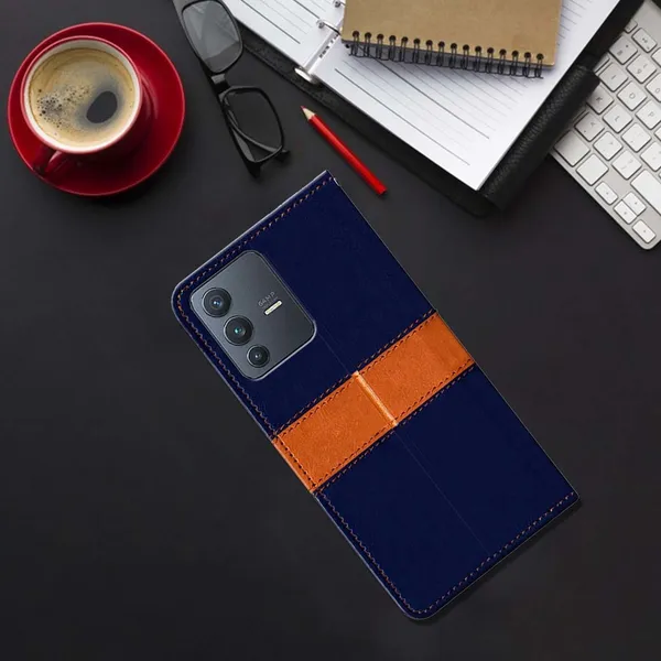 Multicolor_Artificial_Leather_Vivo_V23_5G_Back_Cover