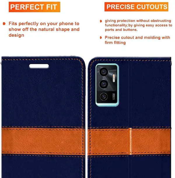 Multicolor_Artificial_Leather_Vivo_V23E_Back_Cover