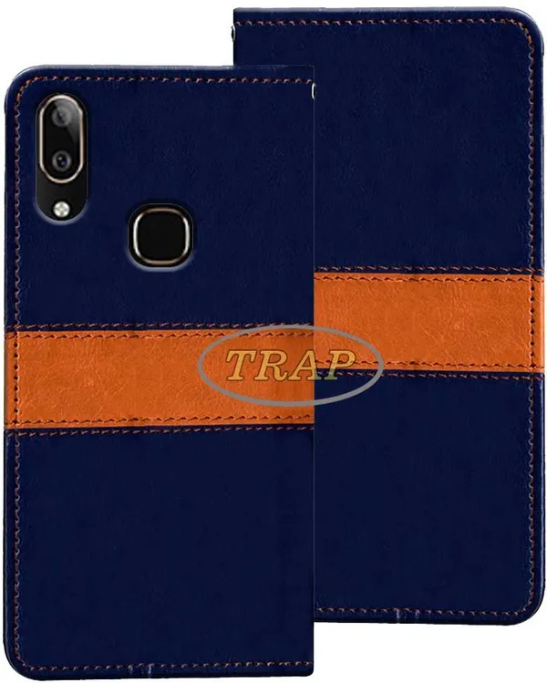 Multicolor_Artificial_Leather_Vivo_V9_Flip_Cover
