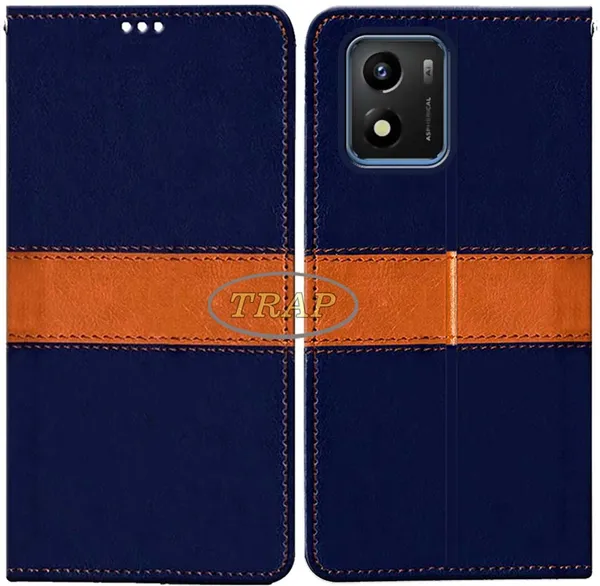 Multicolor_Artificial_Leather_Vivo_Y01A_Back_Cover