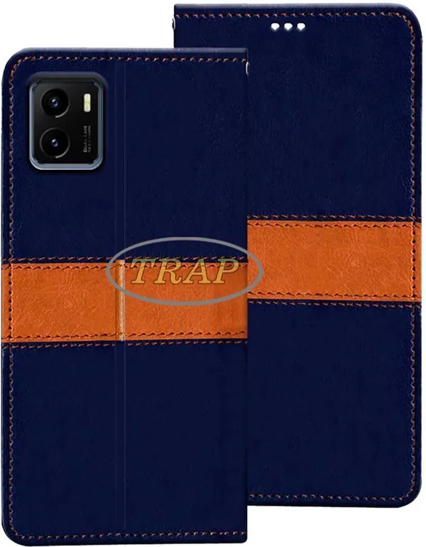 Multicolor_Artificial_Leather_Vivo_Y01_Back_Cover
