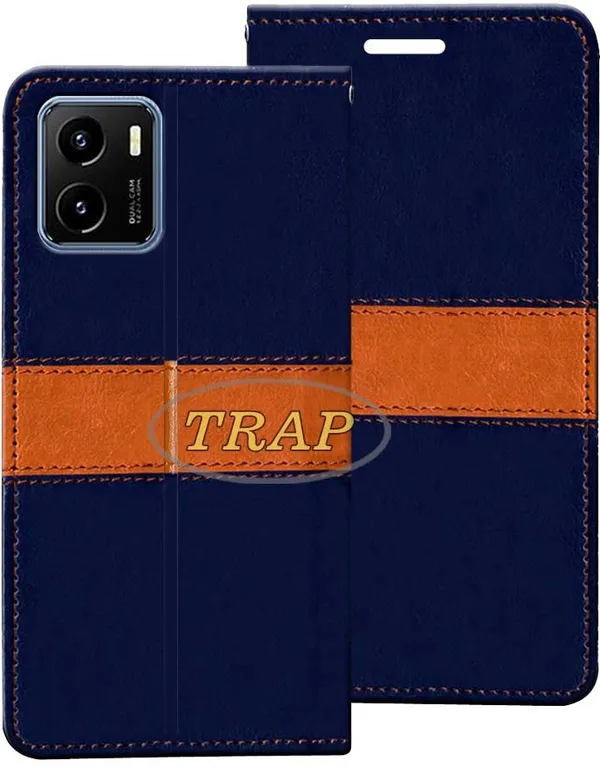 Multicolor_Artificial_Leather_Vivo_Y15S_Back_Cover