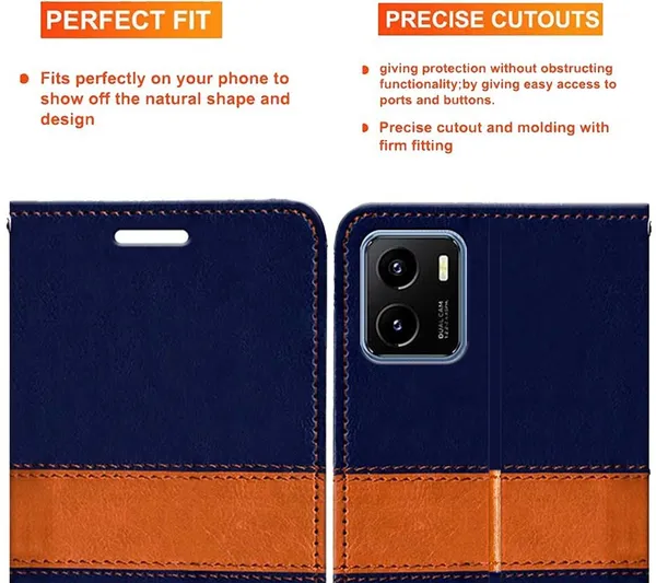 Multicolor_Artificial_Leather_Vivo_Y15S_Back_Cover